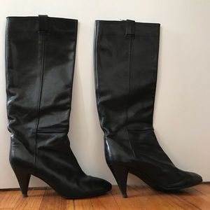 Loeffler Randall Black heeled boots